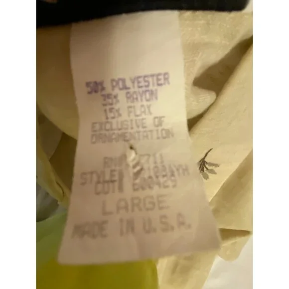 Vintage Made In U.S.A. Carolyn Strauss Dress Large - Picture 4 of 6